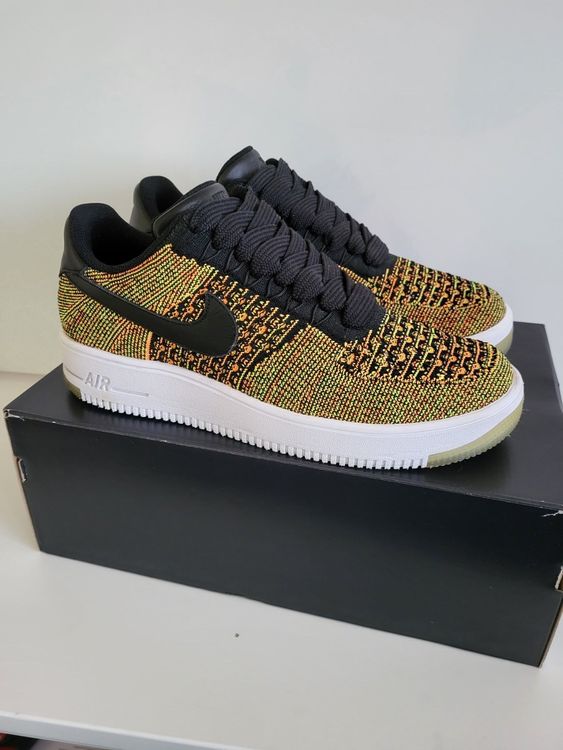 NIKE AIR FORCE 1 homme UK 8 EU 42.5 Blanc Mi Basket Boot 82 Cuir Baskets  EUR 22,44 - PicClick FR