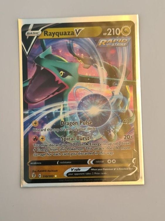 Pokemonkarte Rayquaza V 110/203 | Kaufen auf Ricardo