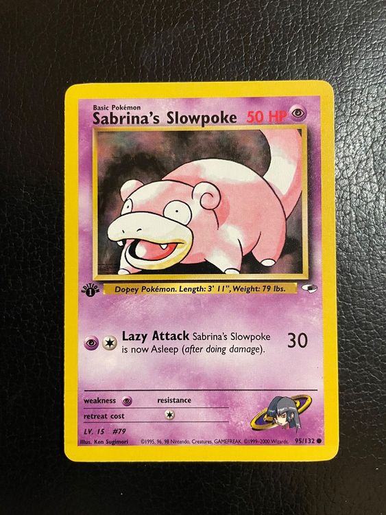 Gym Heroes Sabrina’s Slowpoke 1st Ab 1 Kaufen auf Ricardo