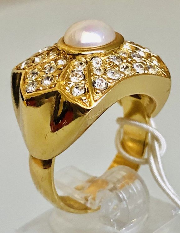 Christian Dior Ring vergoldet Vintage Kaufen auf Ricardo