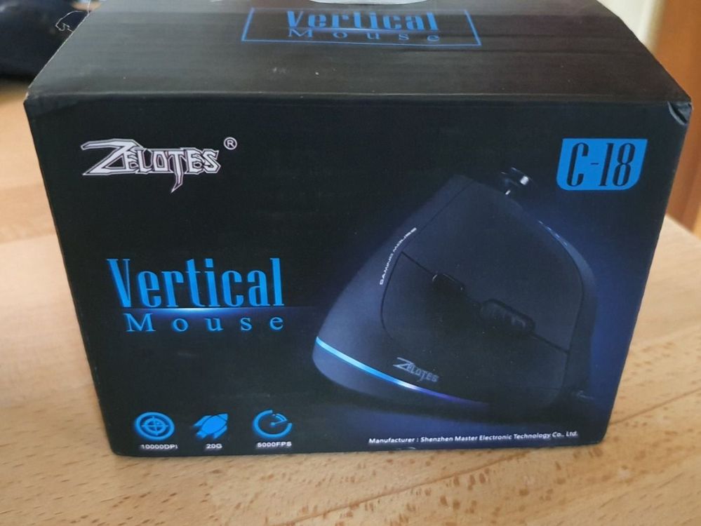 Vertical gaming mouse Zelotes C18 Kaufen auf Ricardo