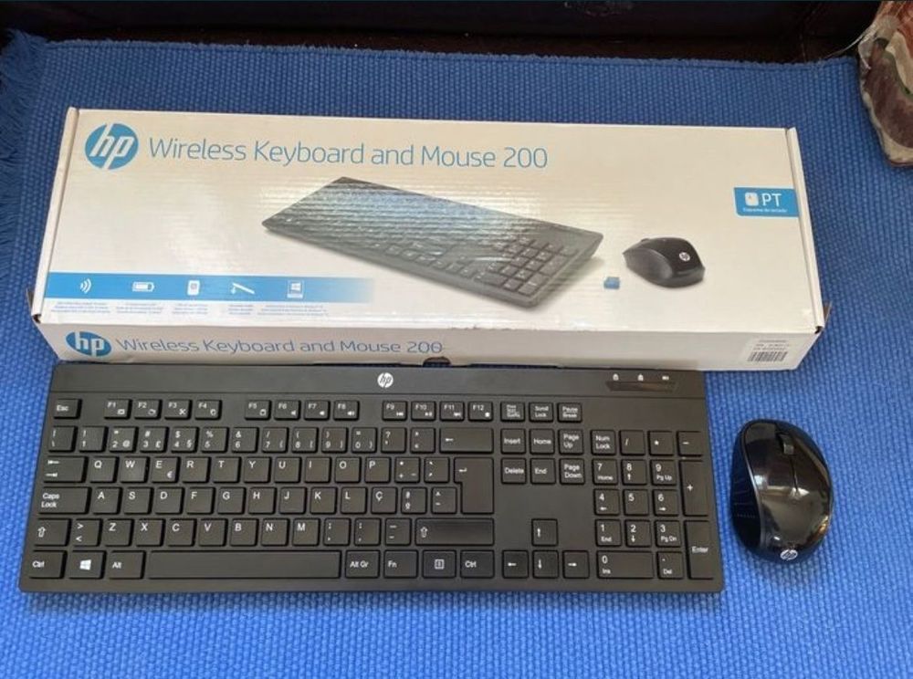 Как подключить клавиатуру hp wireless keyboard and mouse 200