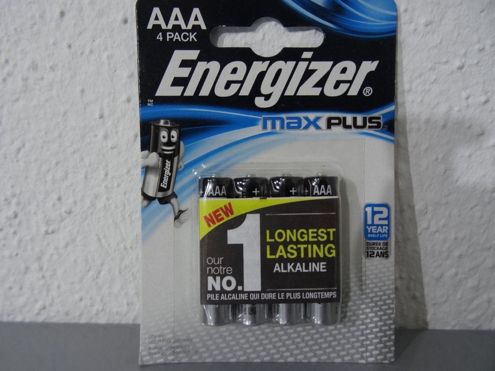 Energizer max plus AAA, 4erPack, 12-2030 1