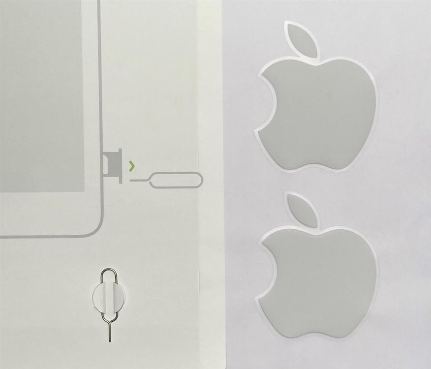 Apple iPad SIM Card öffner + 2 x Logos | Kaufen auf Ricardo