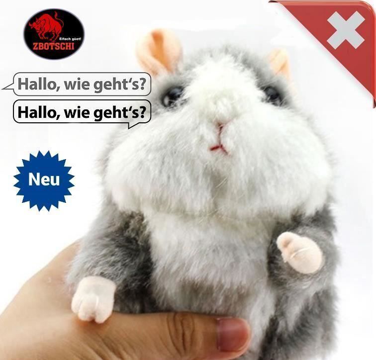 Elektrisches Plüschpuppe Sprechende Hamster Kuscheltier Plüschtier 