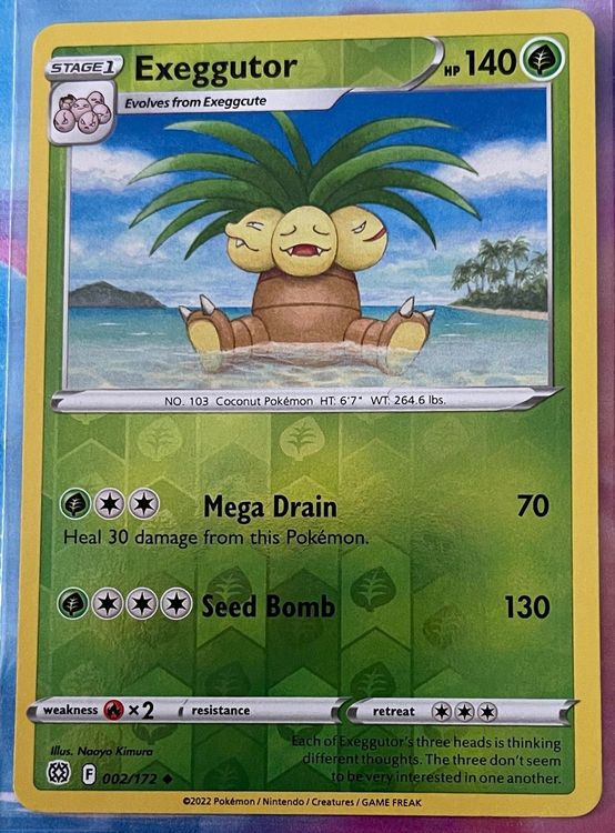 SWSH09 Brilliant Stars Exeggutor Reverse Holo 002/172 Kaufen auf Ricardo