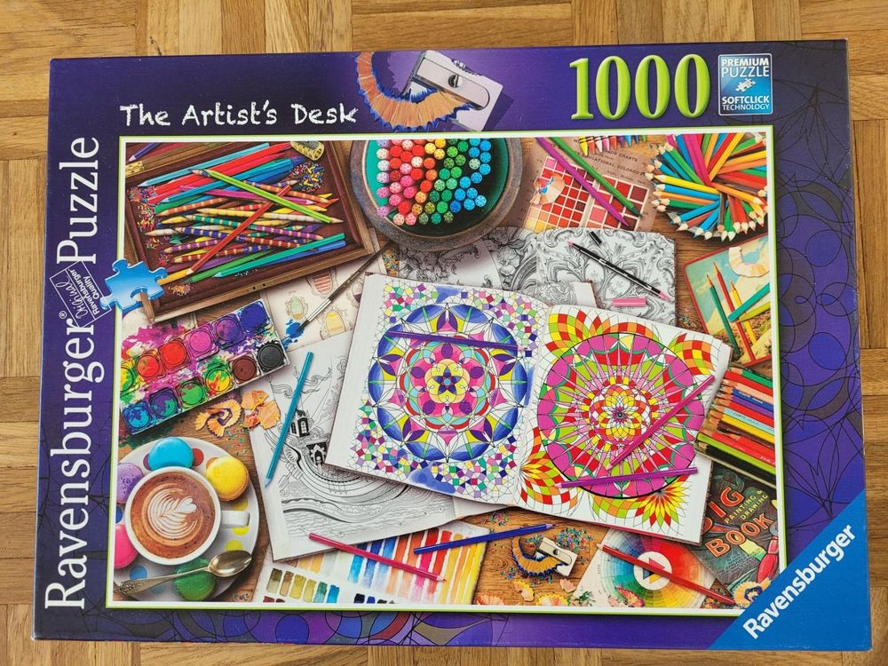 Ravensburger Puzzle "The Artist's Desk" Rarität 1000 Teile Acheter