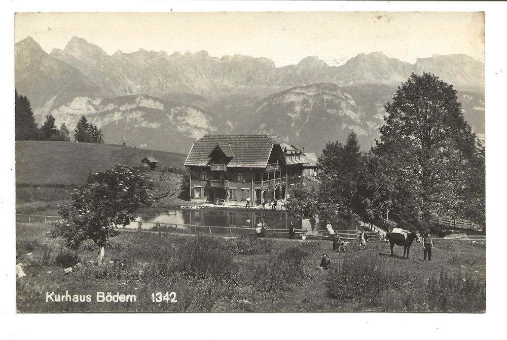 Flumserberge - Kurhaus Bödem - M. Burkhardt - Flums 1925 1