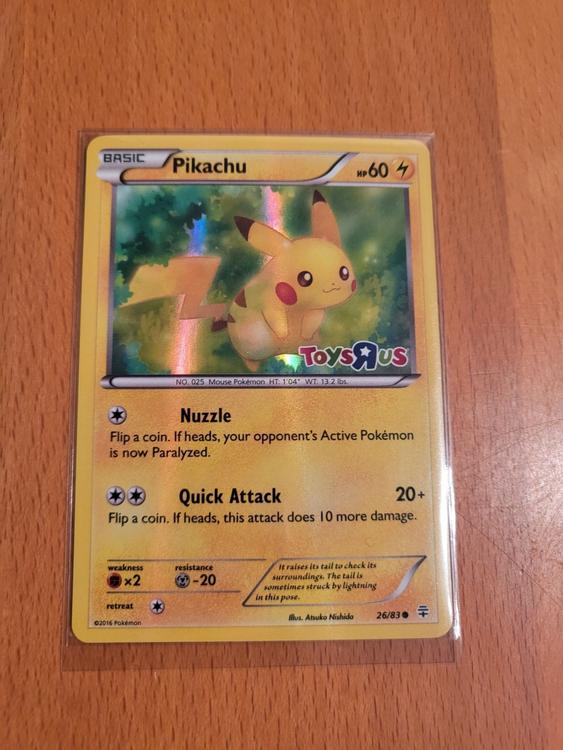 Pokémon Pikachu Karte Holo Toysrus | Kaufen auf Ricardo