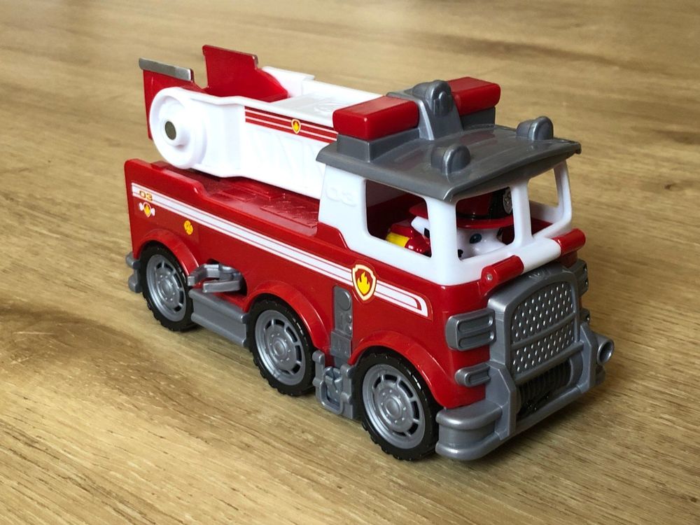 PAW Patrol Feuerwehr-Fahrzeug mit Marshall-Figur Basic Vehicle/Basis Fahrzeug 