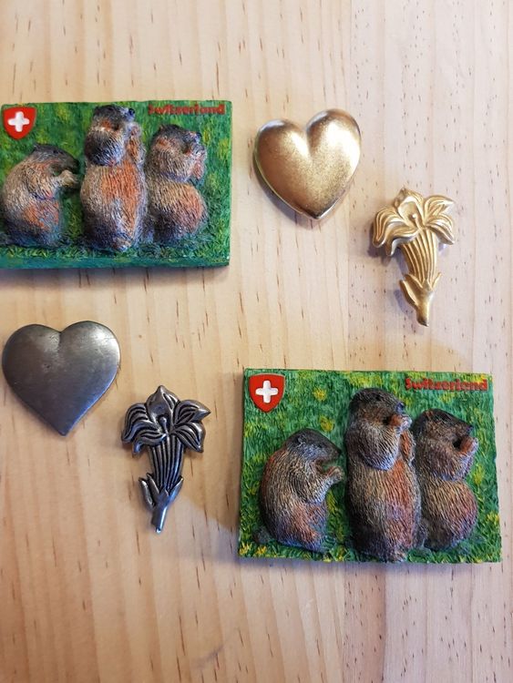 Schweiz Berge Kühe Biber Switzerland Souvenir Kaufen auf Ricardo