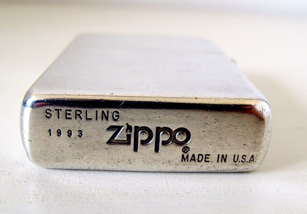Zippo ジッポ ライター ビンテージ スターリングシルバー 1993年 純銀