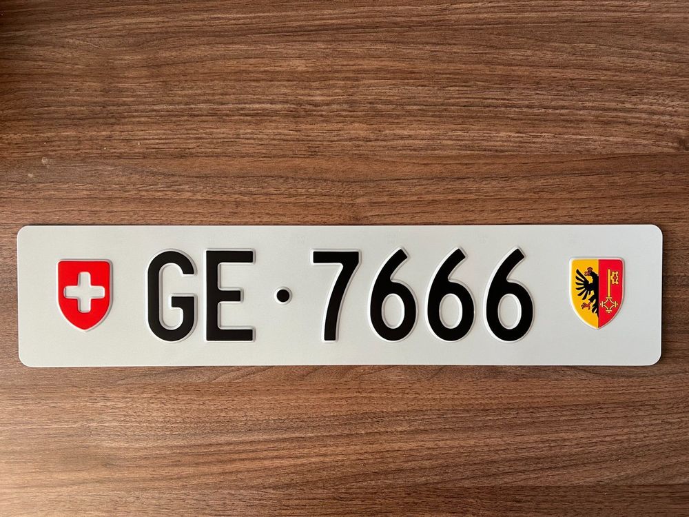 Plaques d'immatriculation GEnève Kaufen auf Ricardo