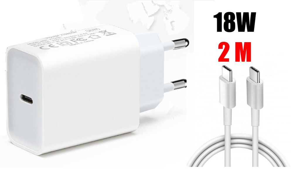 Chargeur 18W USB C 3.0 chargeur rapide 1