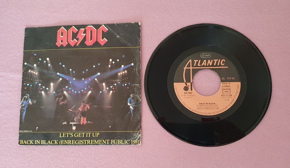 AC / DC Back in black (en public 1981) & Let's get it up Kaufen auf