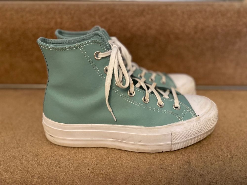 Converse leder 38 Clearance