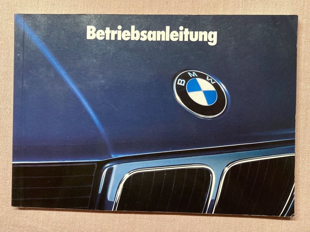 Betriebsanleitung e34 bmw