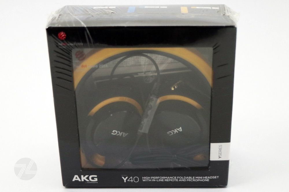 AKG Y-40 Foldable Mini Headset Mikrofon Kopfhörer OVP 1