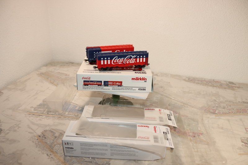 Märklin 45687 H0 Güterwagen-Set Coca-Cola 2-teilig Märklin 45687 H0 Güterwagen-Set Coca-Cola 2-teilig
