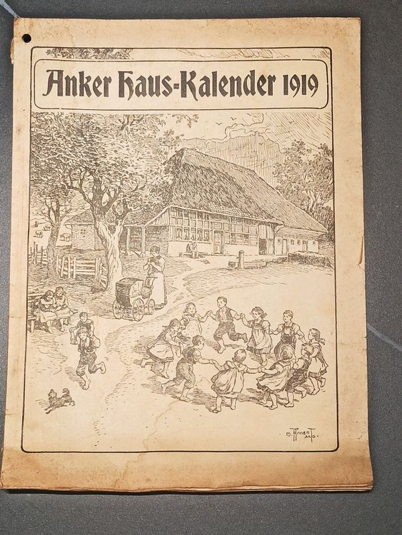 Anker Kalender 1919  Kaufen auf Ricardo