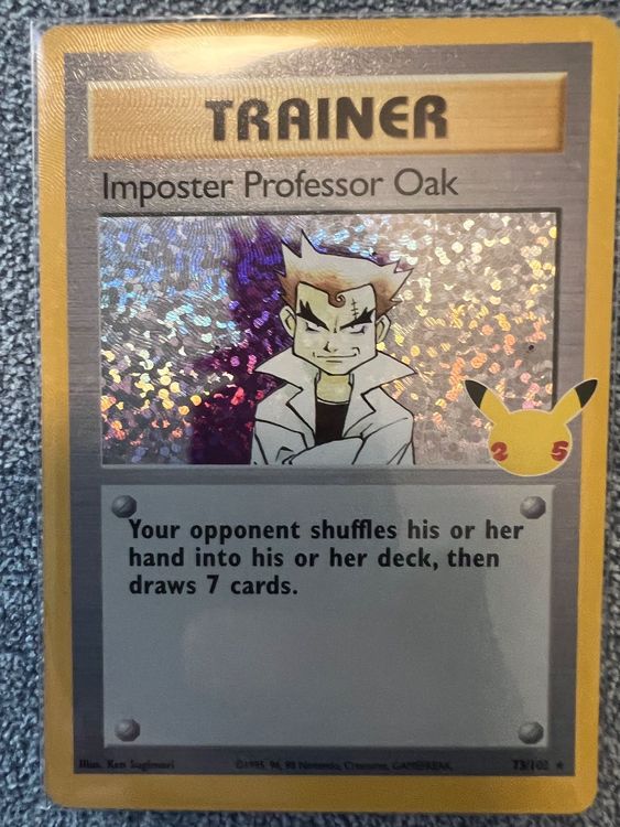 Pokemon TCG Imposter Professor Oak CEL 73 | Acheter sur Ricardo