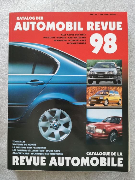 Automobil Revue 1998 Kaufen auf Ricardo