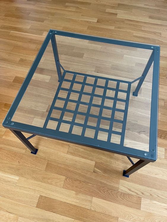 IKEA Glastisch mit Metallgestell (schwarz) Kaufen auf Ricardo