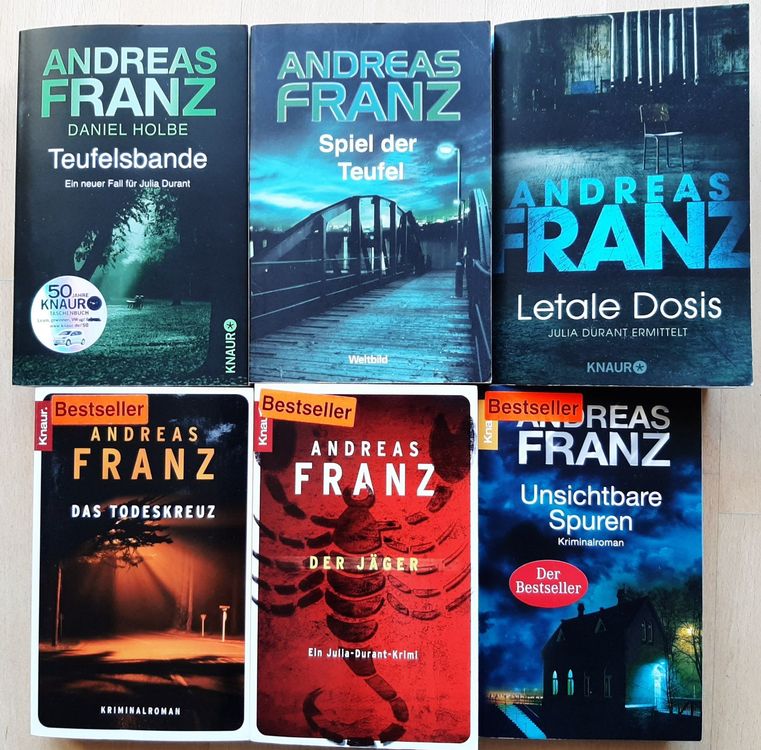 Andreas Franz Julia Durant ermittelt 6 Bücher Kaufen auf Ricardo Andreas Franz Julia Durant ermittelt 6 Bücher Kaufen auf Ricardo