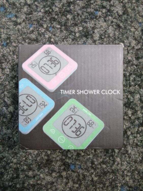 Timer Shower Clock/Dusch Uhr Wasserfest (3) 1