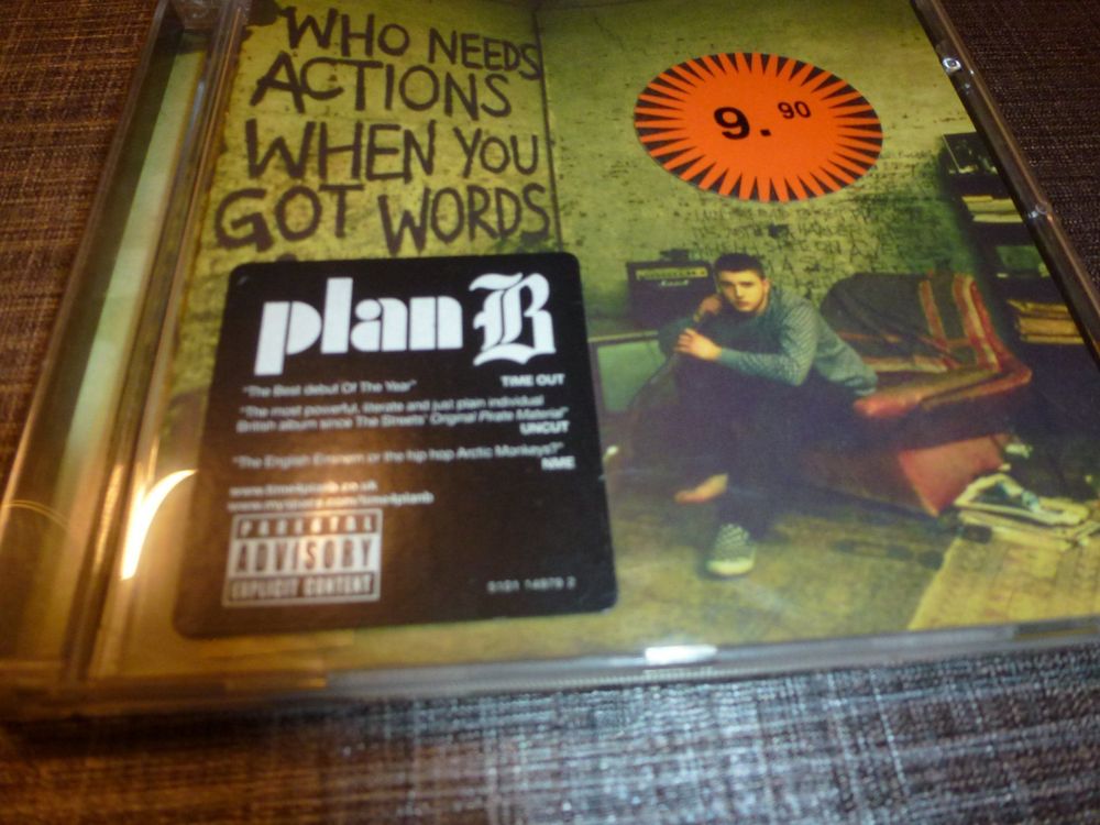 Plan B - Who Needs Actions When You CD | Kaufen Auf Ricardo