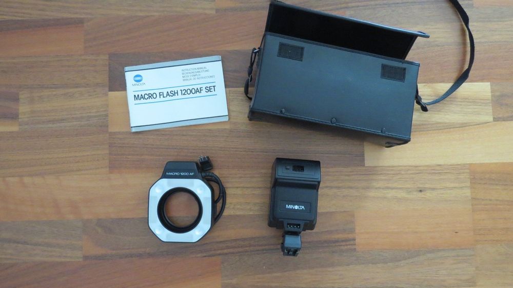 Minolta Macro Flash 1200 AF Set Kaufen auf Ricardo