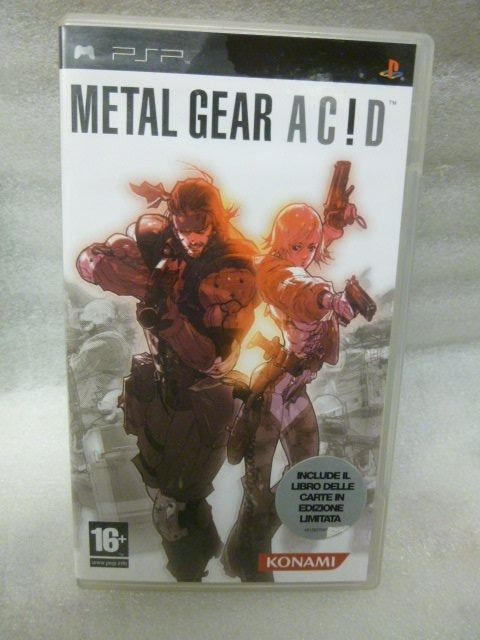 Jeu PSP METAL GEAR Ac!d - Version PAL FR Complète Avec Carnet De Cartes - Comme Neuf