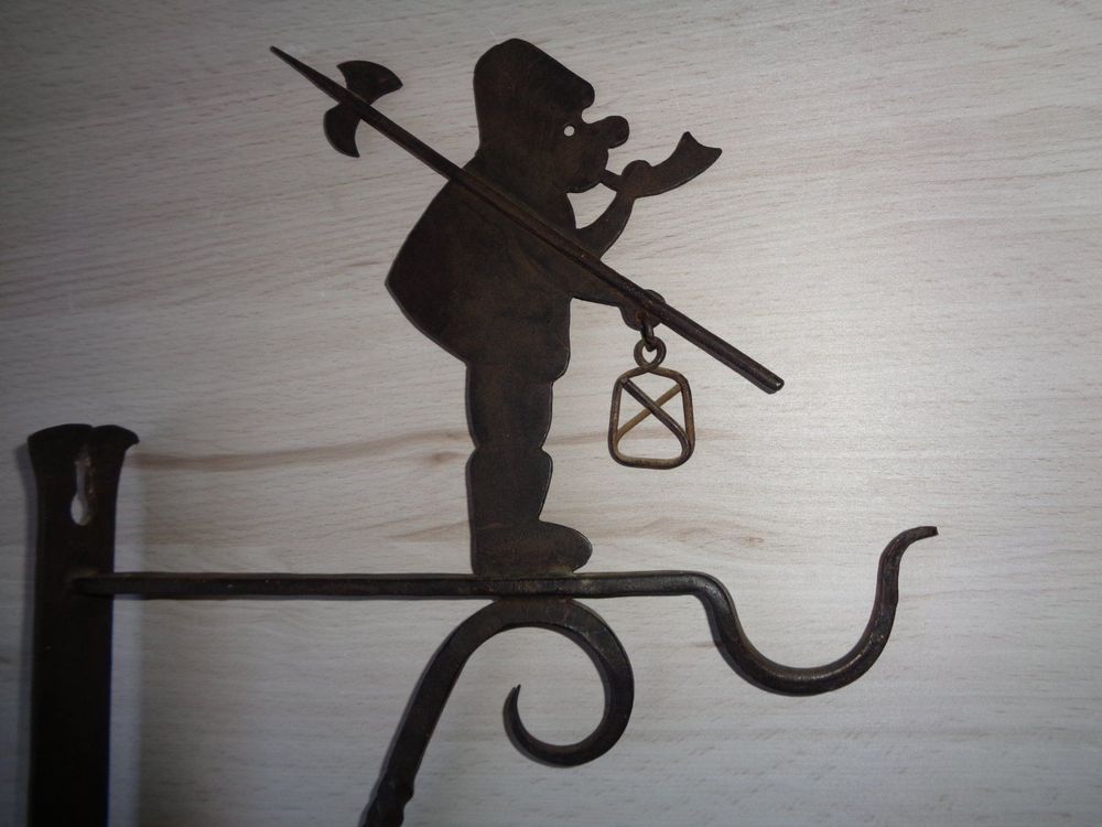 Windfahne Fürs Dach Mit Esel-Silhouette – Aus Eisen, 90x57x88,5 Cm, Schwarz, Mit Kardinalpunkten