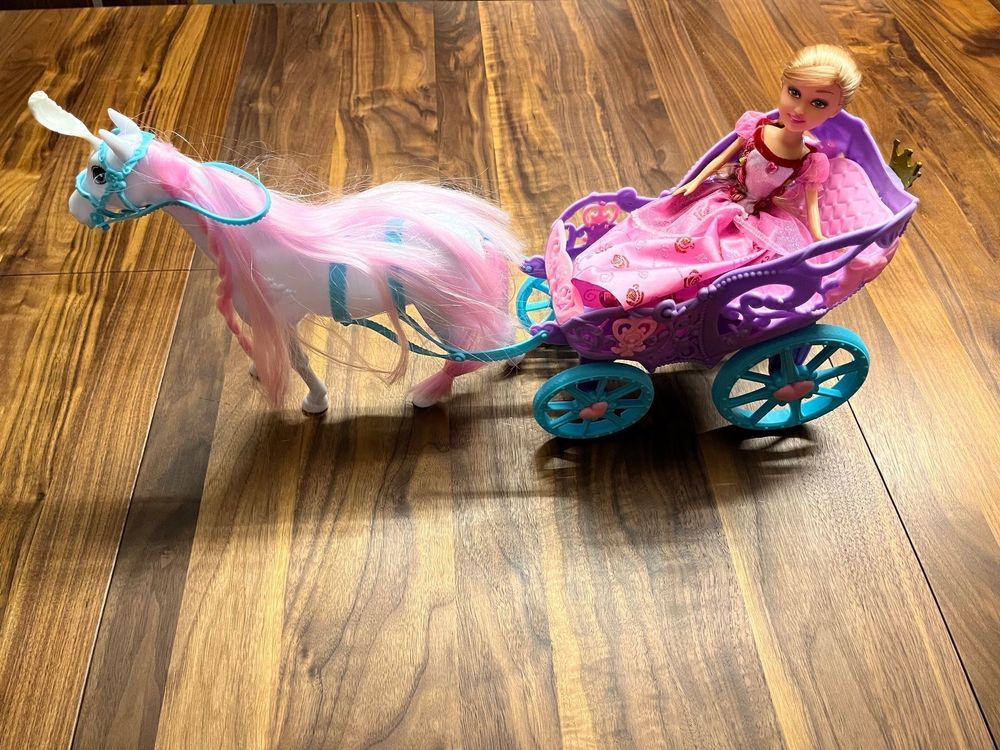 Barbie Kutsche Mit Pferd