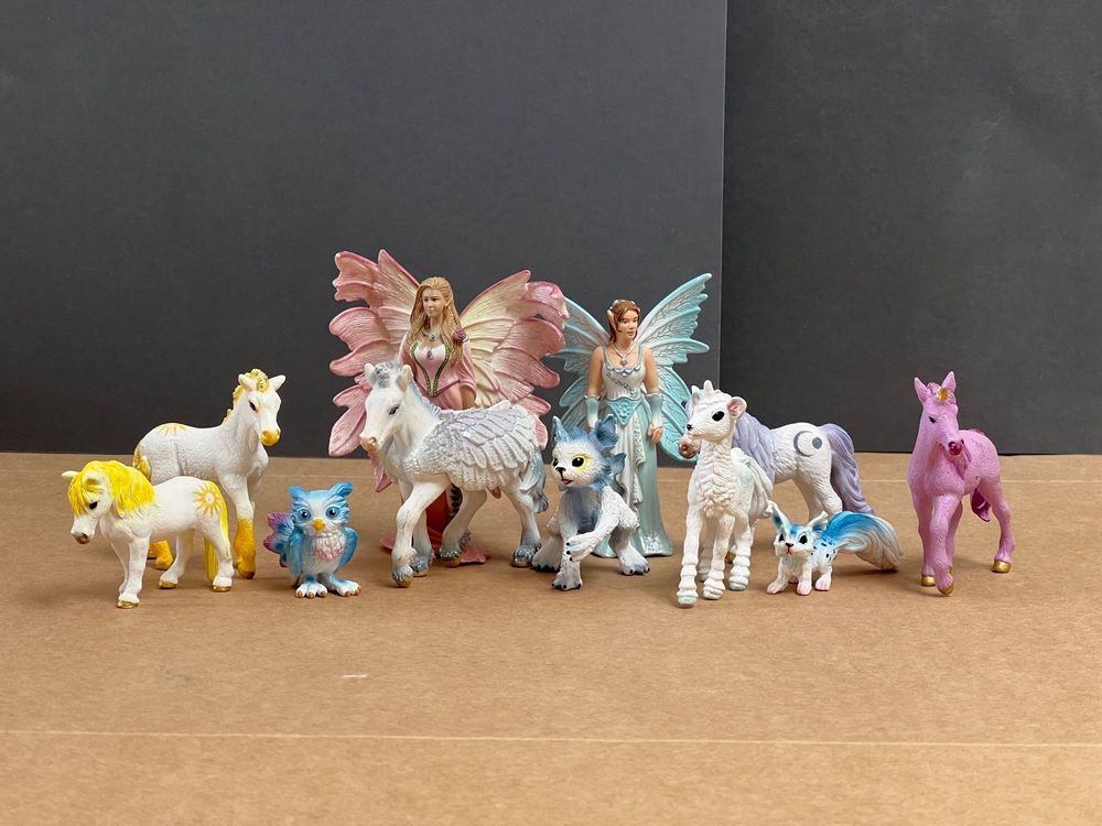 11 Schleich Bayala Fabelwesen Elfen Pferde Pegasus | Kaufen auf Ricardo