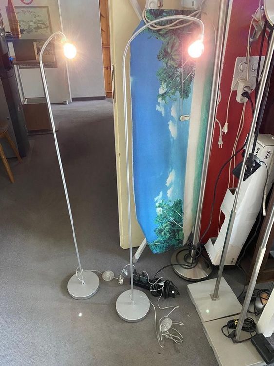 IKEA Stehlampen Typ Jansjö, Metall, 2 Stück, beweglicher Arm Kaufen