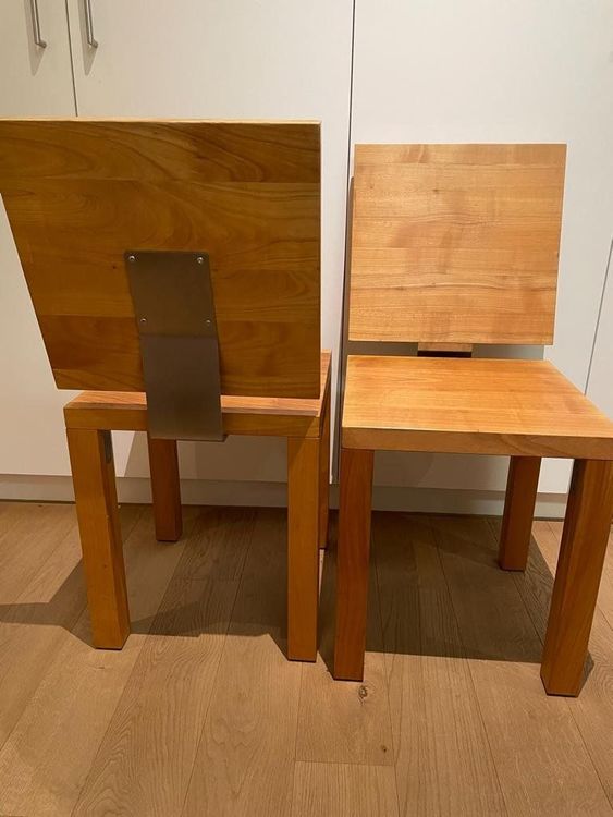 Holzstühle für Esstisch, massiv Kirschholz | Kaufen auf Ricardo