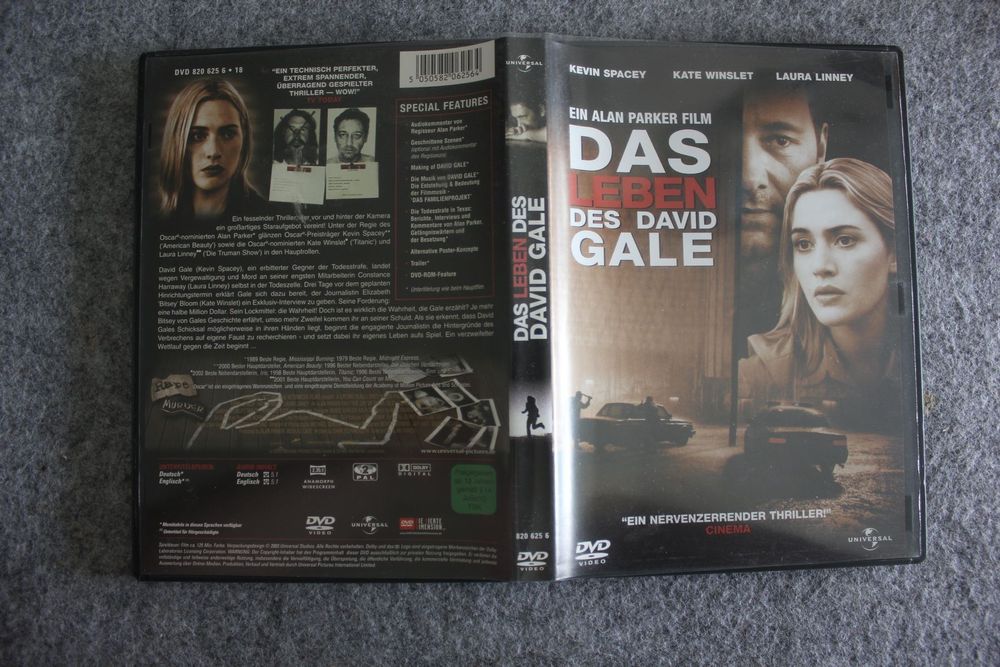 Das Leben des David Gale von Sir Alan Parker | DVD | (540) 1