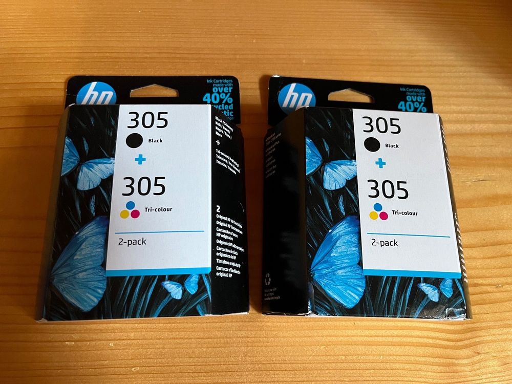 2 X Hp 305 Drucker Patronen Neu Kaufen Auf Ricardo 6357