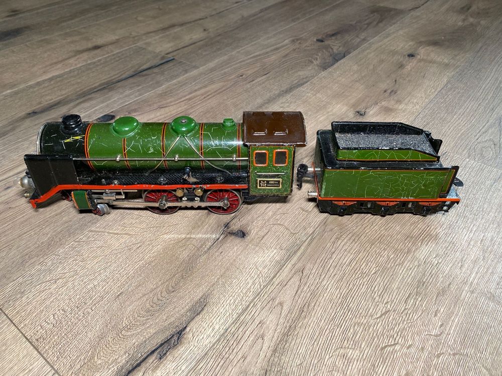 Alte Märklin Lok mit Tender Grün E2920 Spur 0 Acheter sur Ricardo