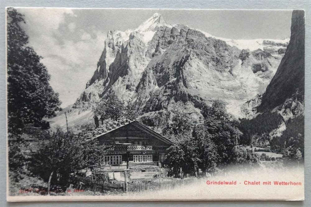 Grindelwald Chalet mit Wetterhorn Kaufen auf Ricardo