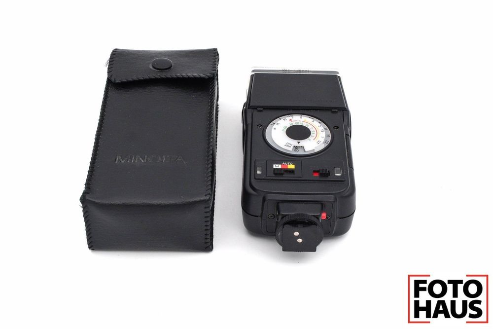 Minolta Auto 132X Blitz gerät strobe 128 XD X700 500 300 Acheter sur Ricardo