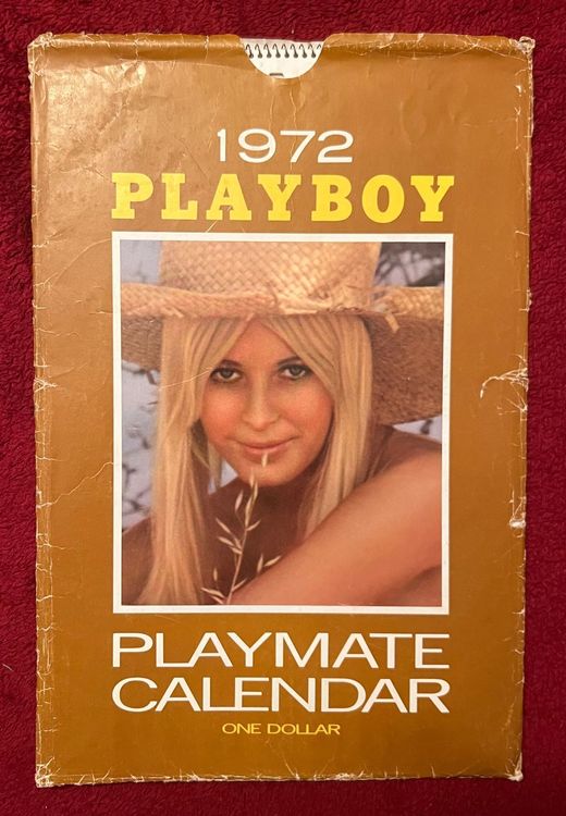 (c) PLAYBOY 1972 original Kalender 50. Jahre Top Zustand  Kaufen auf 