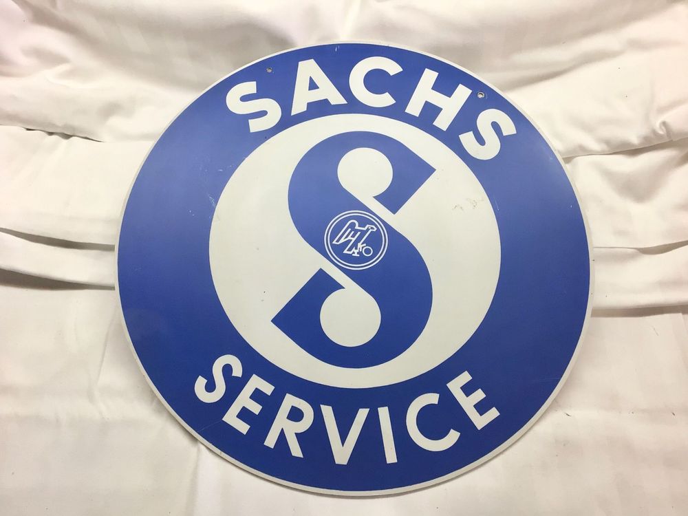 Rares Orig. Sachs Service Schild , 2 3 Gang Motor 503 502 1