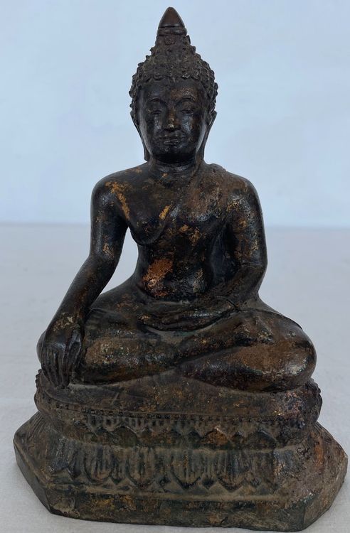 Rarität Feiner Antiker Bronze Buddha - Figur 17 Cm Top Stück | Kaufen ...