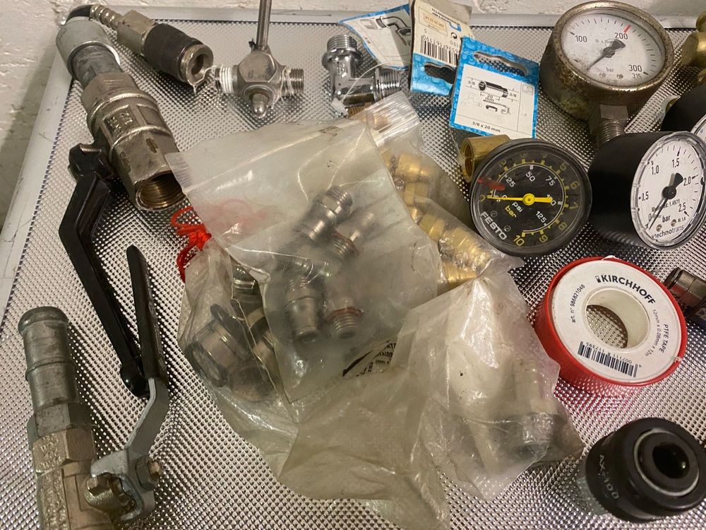 Luftdruck Leitung Manometer Anschlüsse Kaufen auf Ricardo