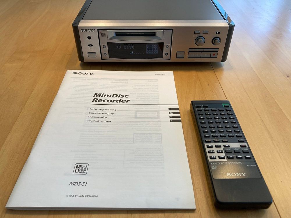 SONY MiniDisc Recorder MDSS1 Acheter sur Ricardo