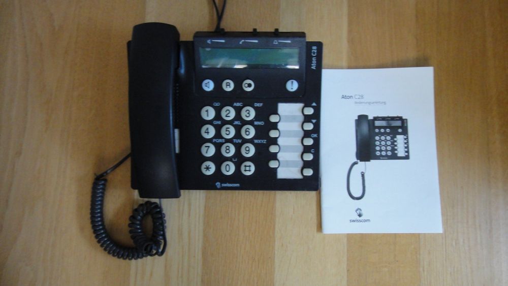 Telefon für Sehbehinderte mit grossen Tasten