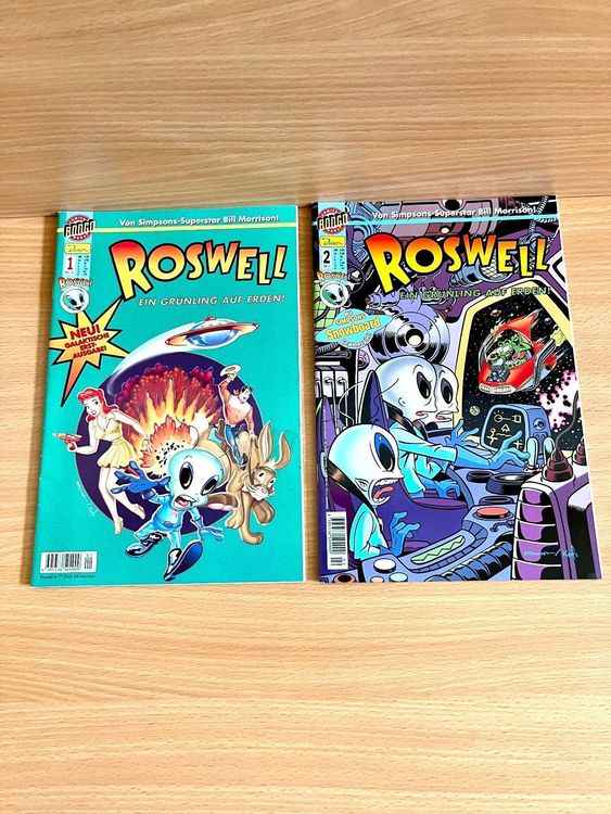 Comic - Roswell - Heft 1+ 2 - Von Simsons-Star Bill Morrison 1