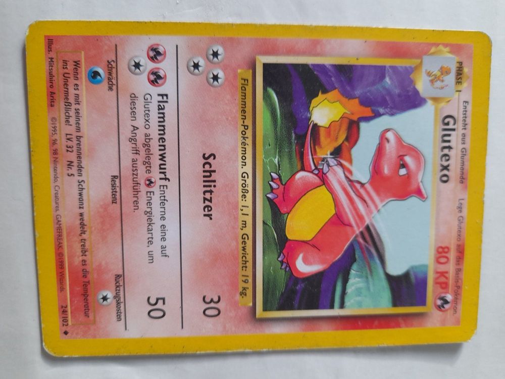 Glutexo Base Set Pokemon Karte | Acheter sur Ricardo